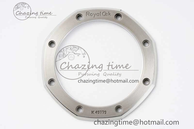 Royal Oak 41mm 15500 SS APSF 1:1 Best Edition Gray Textured Dial on SS Bracelet A4302 Super Clone