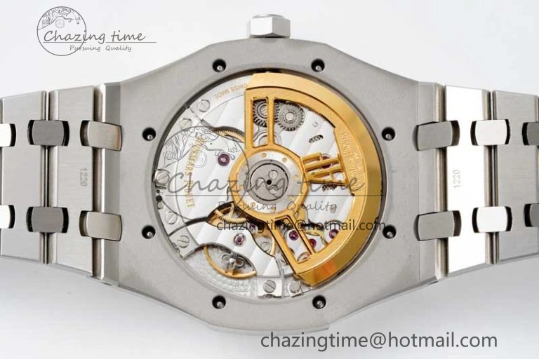 Royal Oak 41mm 15500 SS APSF 1:1 Best Edition Gray Textured Dial on SS Bracelet A4302 Super Clone