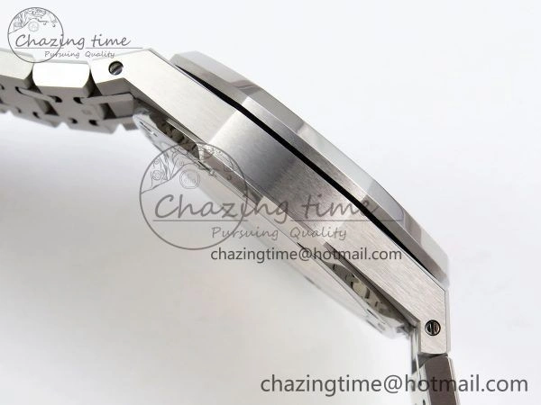Royal Oak 41mm 15500 SS APSF 1:1 Best Edition Green Textured Dial on SS Bracelet SA4302 Super Clone