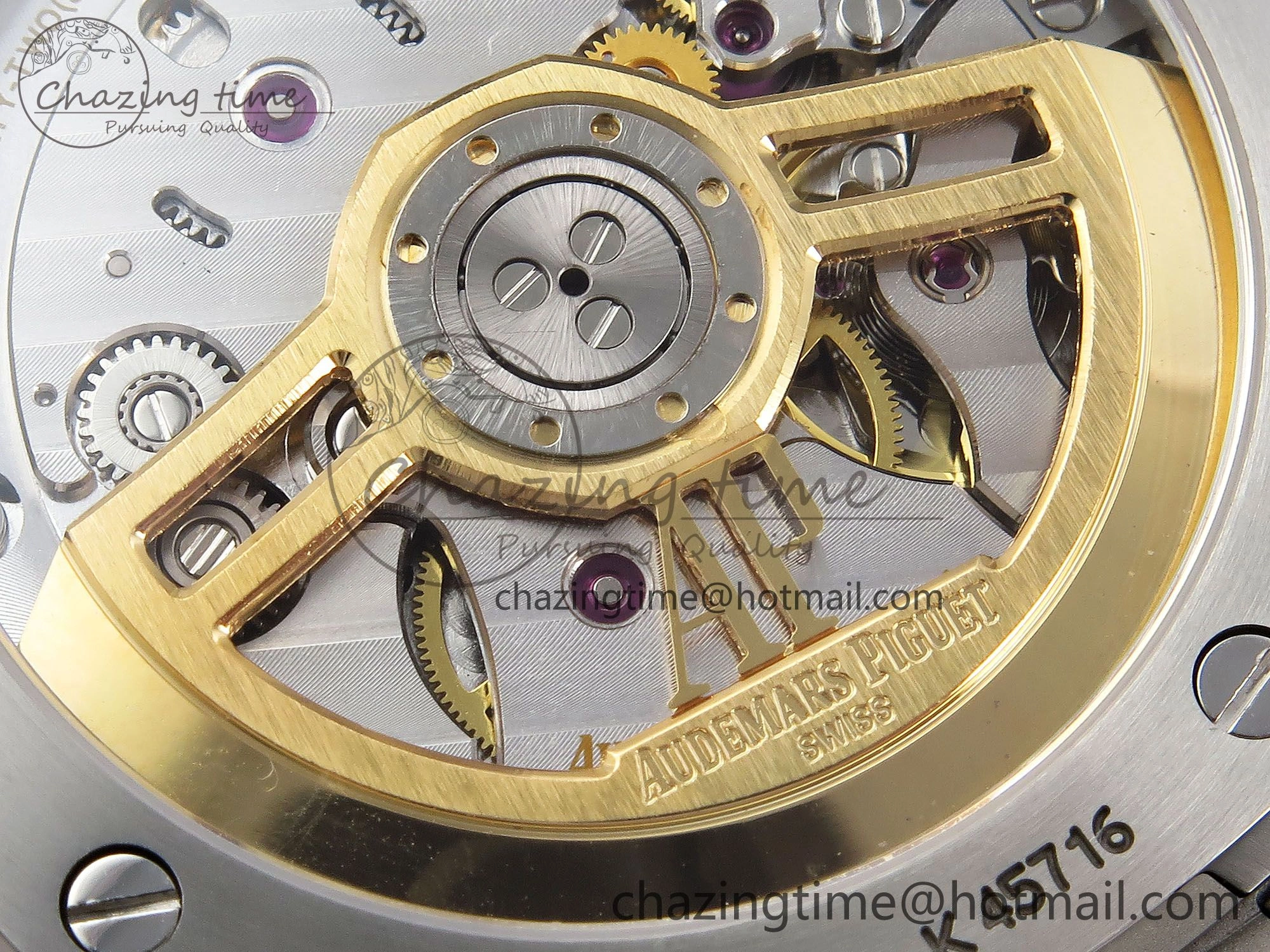 Royal Oak 41mm 15500 SS APSF 1:1 Best Edition Green Textured Dial on SS Bracelet SA4302 Super Clone