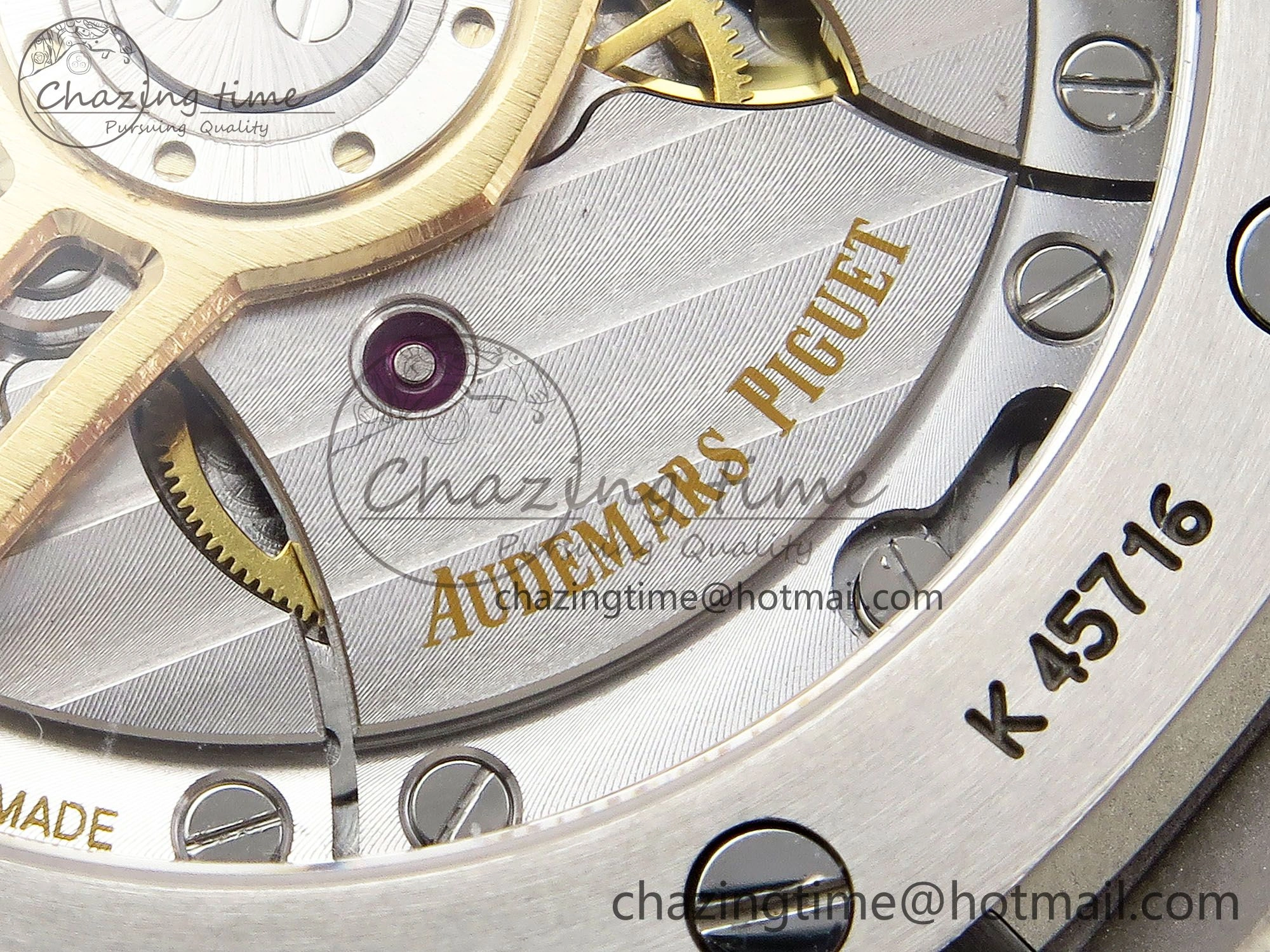 Royal Oak 41mm 15500 SS APSF 1:1 Best Edition Green Textured Dial on SS Bracelet SA4302 Super Clone