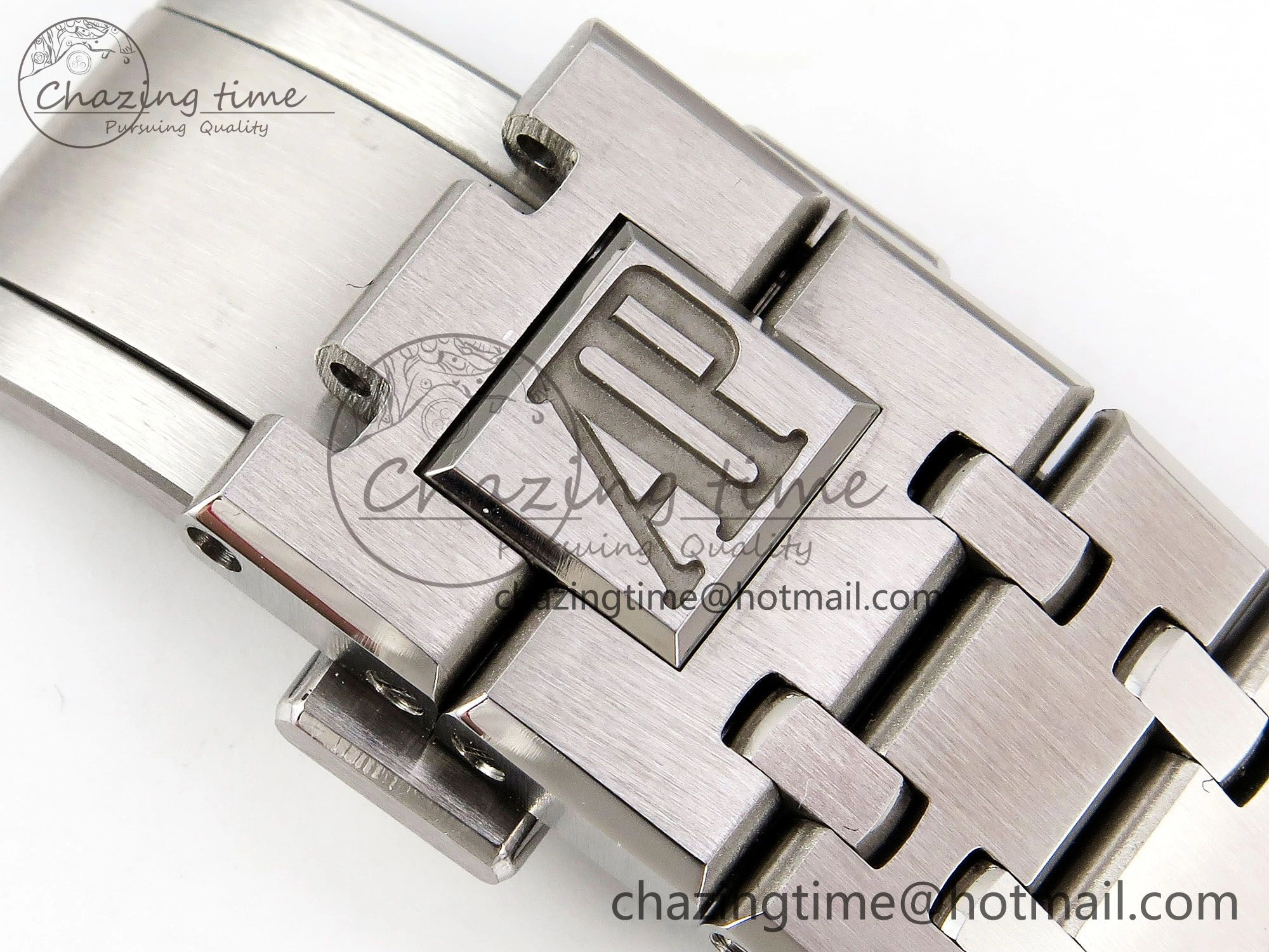 Royal Oak 41mm 15500 SS APSF 1:1 Best Edition Green Textured Dial on SS Bracelet SA4302 Super Clone