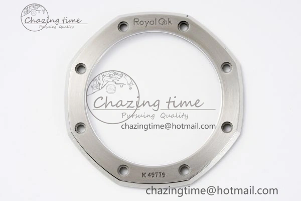 Royal Oak 41mm 15500 SS APSF 1:1 Best Edition White Textured Dial on SS Bracelet A4302 Super Clone