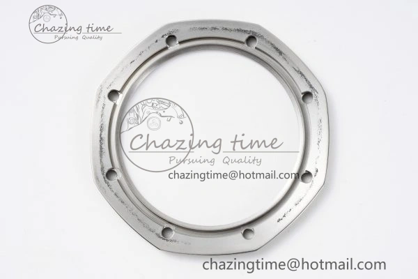 Royal Oak 41mm 15500 SS APSF 1:1 Best Edition White Textured Dial on SS Bracelet A4302 Super Clone