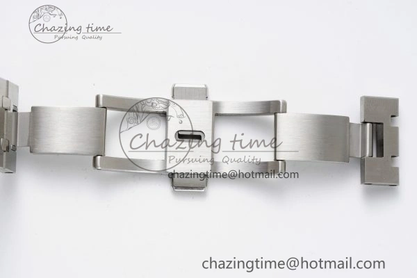Royal Oak 41mm 15500 SS APSF 1:1 Best Edition White Textured Dial on SS Bracelet A4302 Super Clone