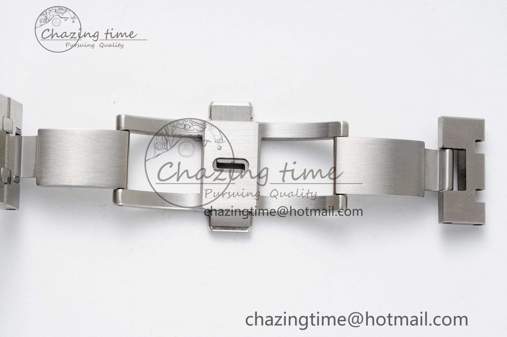 Royal Oak 41mm 15500 SS APSF 1:1 Best Edition White Textured Dial on SS Bracelet A4302 Super Clone