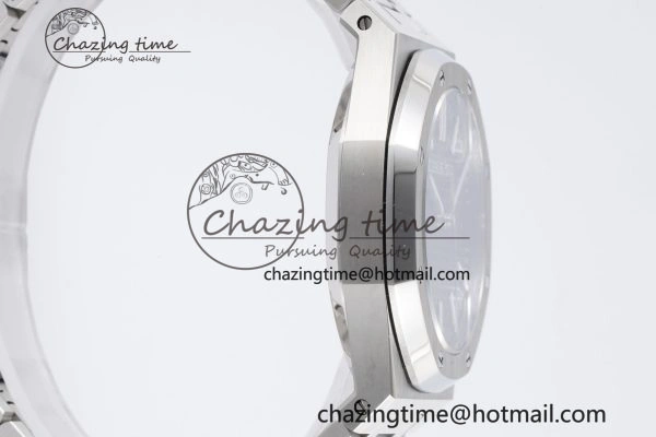 Royal Oak 41mm 15500 SS BF 1:1 Best Edition Blue Textured Dial on SS Bracelet A4302