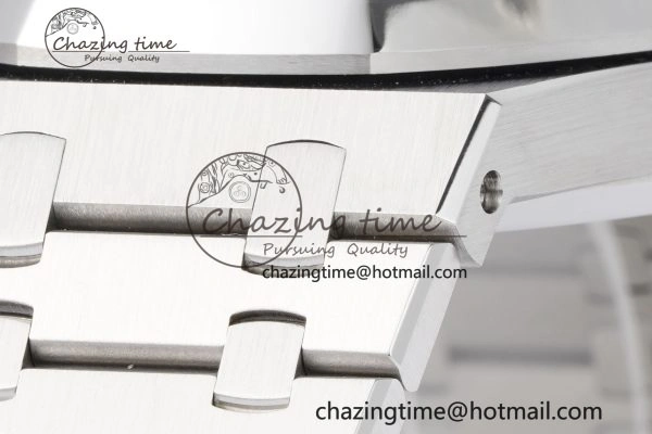 Royal Oak 41mm 15500 SS BF 1:1 Best Edition Gray Textured Dial on SS Bracelet A4302