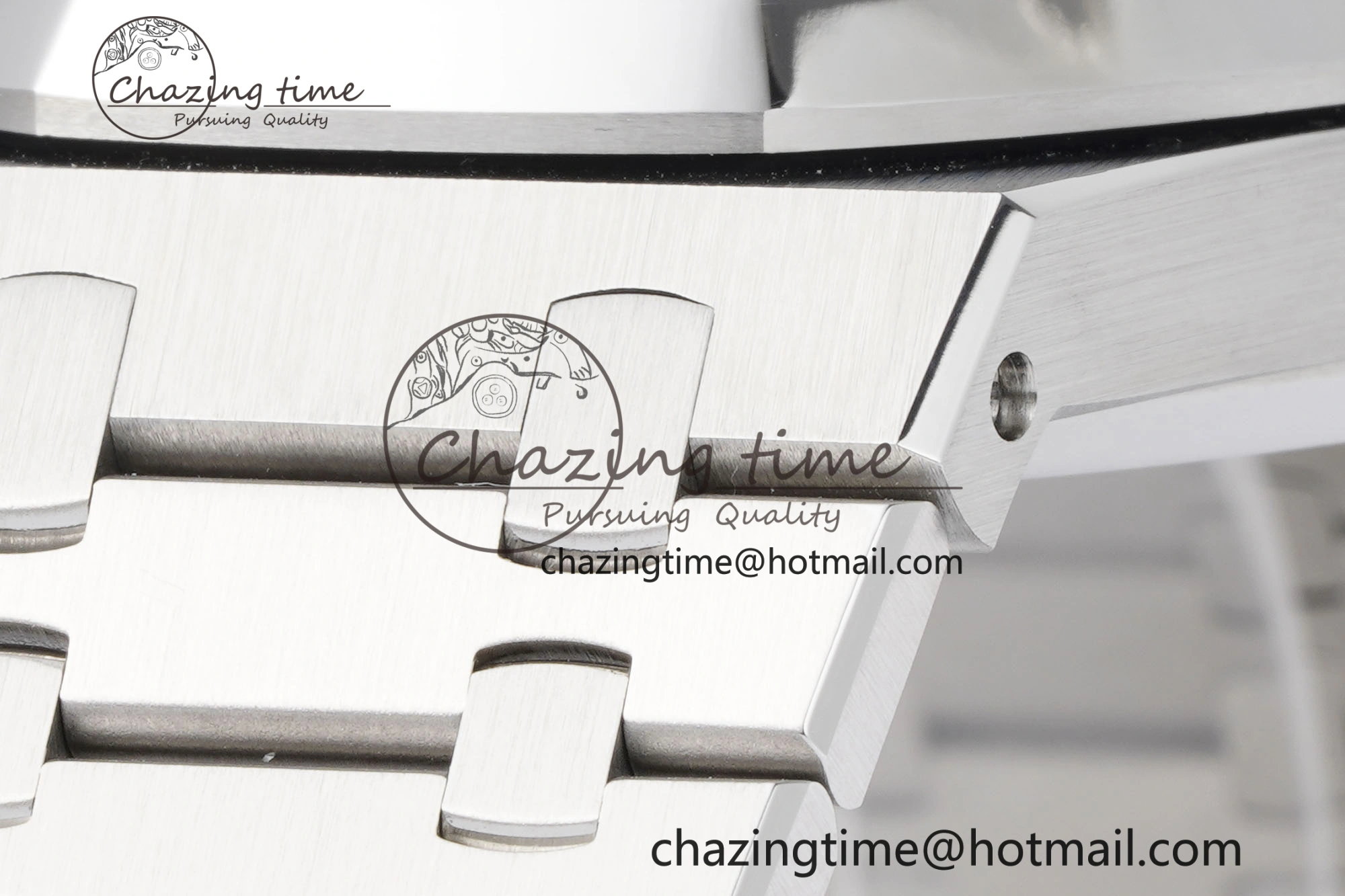 Royal Oak 41mm 15500 SS BF 1:1 Best Edition Gray Textured Dial on SS Bracelet A4302