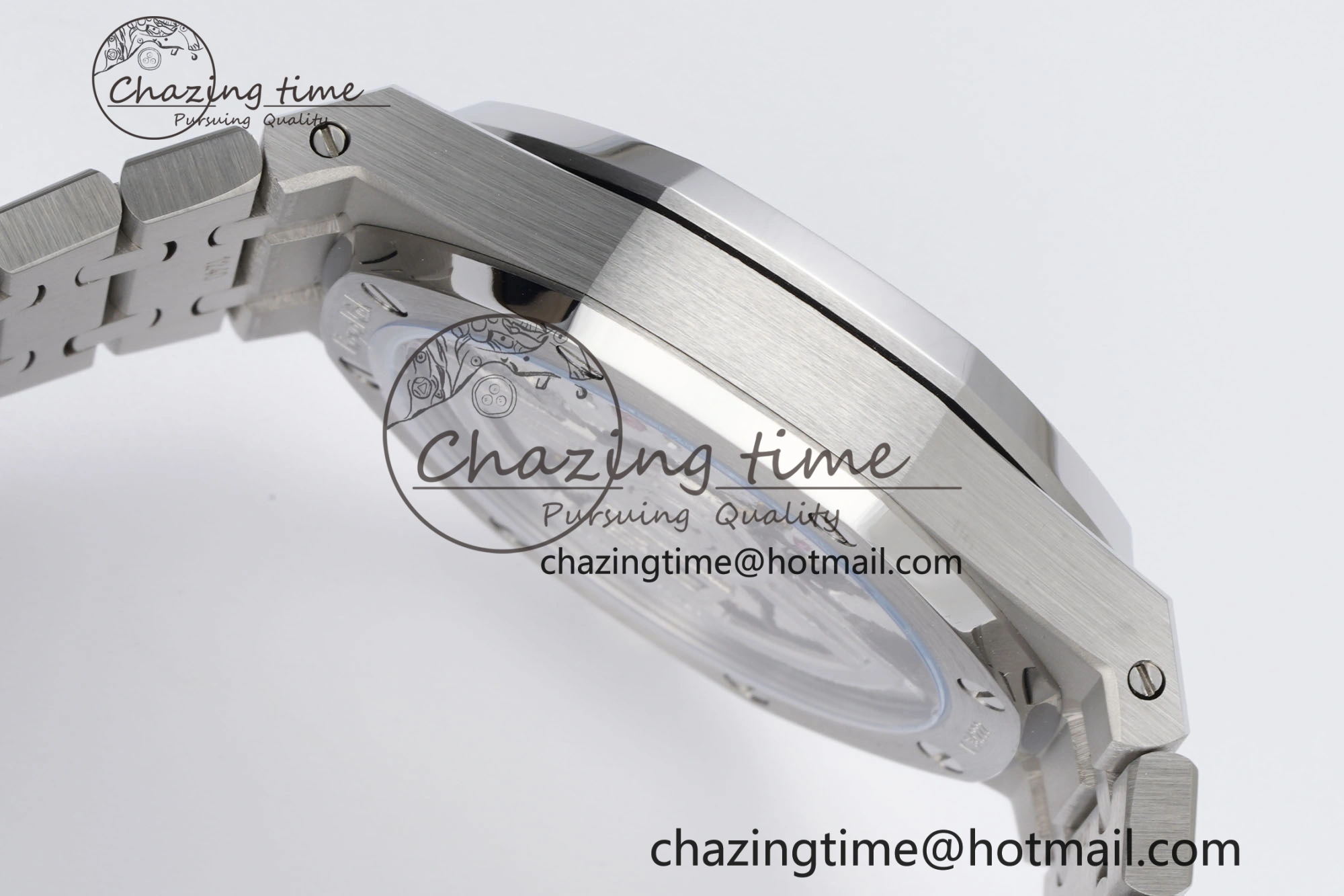 Royal Oak 41mm 15500 SS BF 1:1 Best Edition Gray Textured Dial on SS Bracelet A4302
