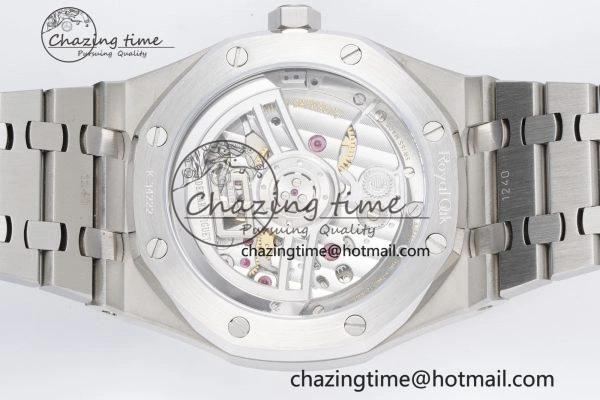 Royal Oak 41mm 15500 SS BF 1:1 Best Edition Gray Textured Dial on SS Bracelet A4302