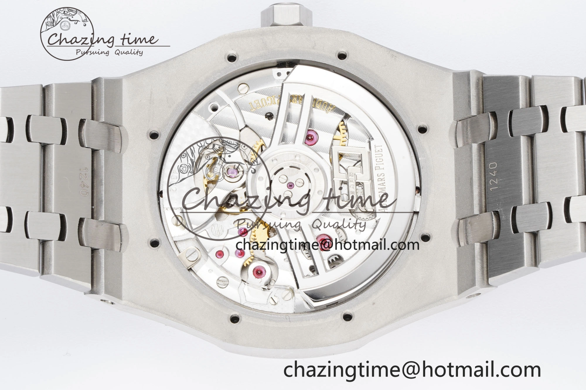 Royal Oak 41mm 15500 SS BF 1:1 Best Edition Gray Textured Dial on SS Bracelet A4302