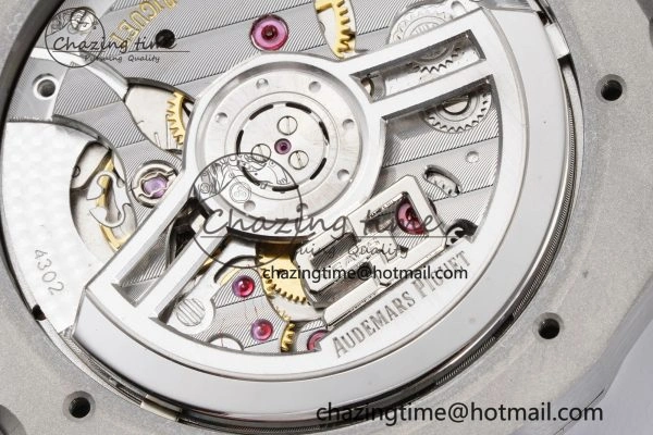 Royal Oak 41mm 15500 SS BF 1:1 Best Edition Gray Textured Dial on SS Bracelet A4302
