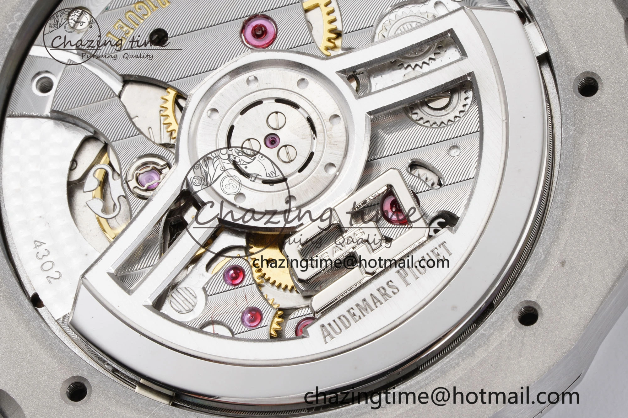 Royal Oak 41mm 15500 SS BF 1:1 Best Edition Gray Textured Dial on SS Bracelet A4302