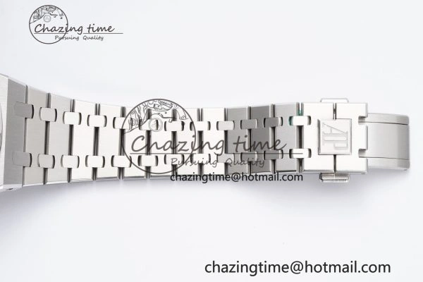 Royal Oak 41mm 15500 SS BF 1:1 Best Edition Gray Textured Dial on SS Bracelet A4302