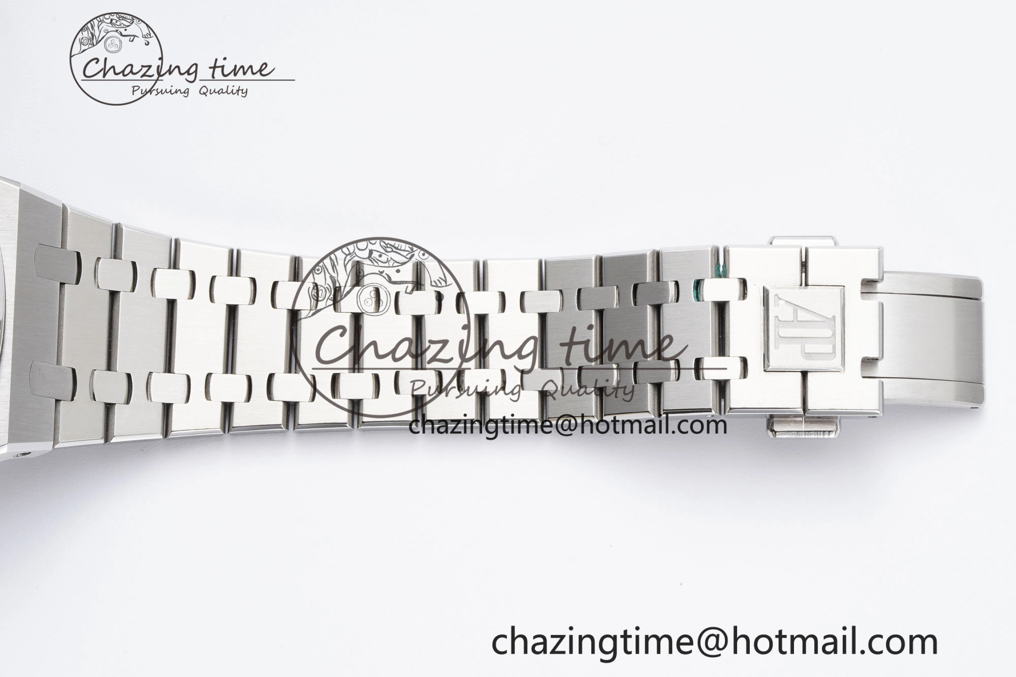 Royal Oak 41mm 15500 SS BF 1:1 Best Edition Gray Textured Dial on SS Bracelet A4302