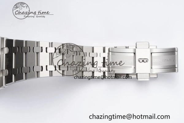 Royal Oak 41mm 15500 SS BF 1:1 Best Edition Gray Textured Dial on SS Bracelet A4302