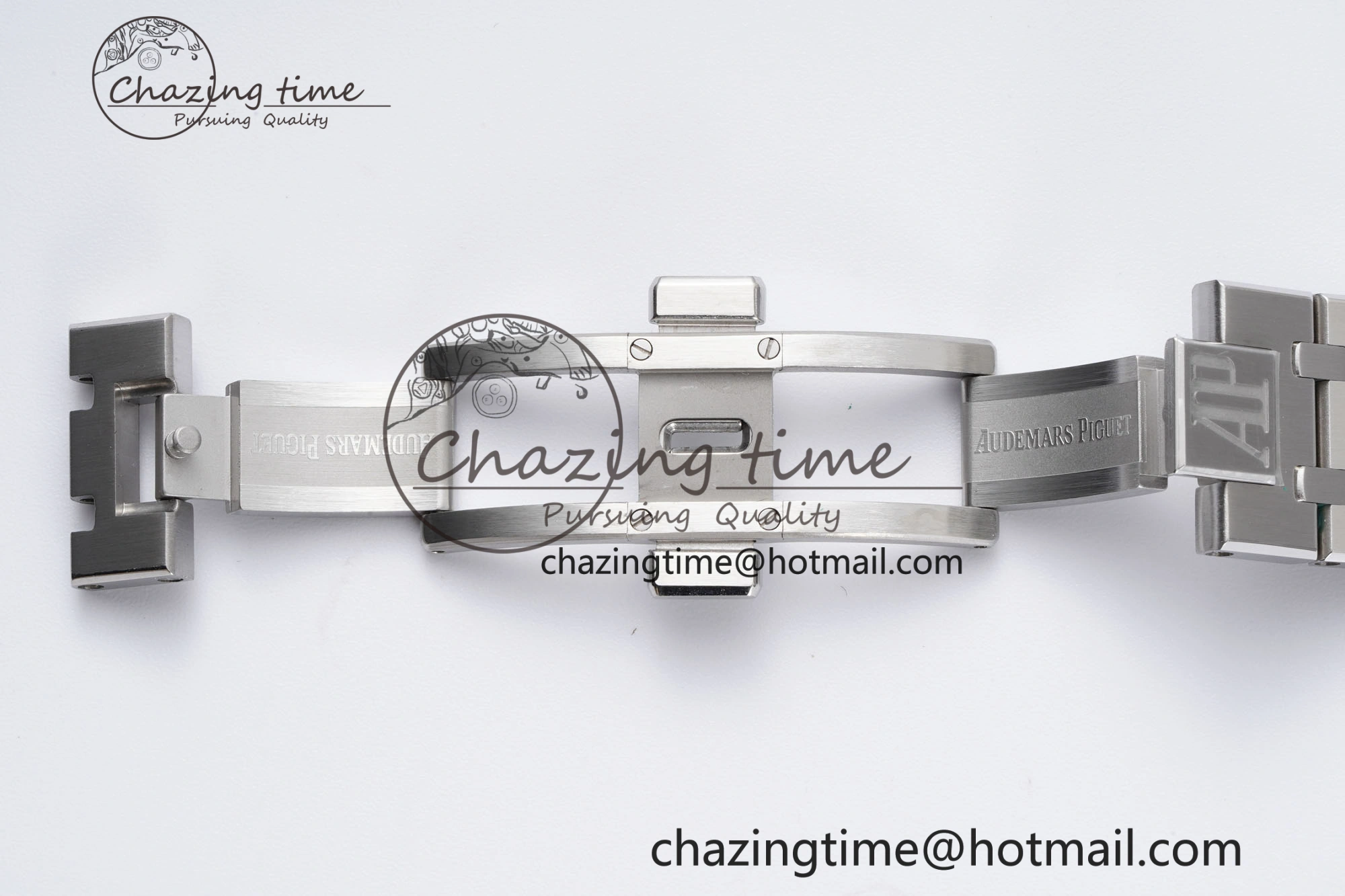 Royal Oak 41mm 15500 SS BF 1:1 Best Edition Gray Textured Dial on SS Bracelet A4302