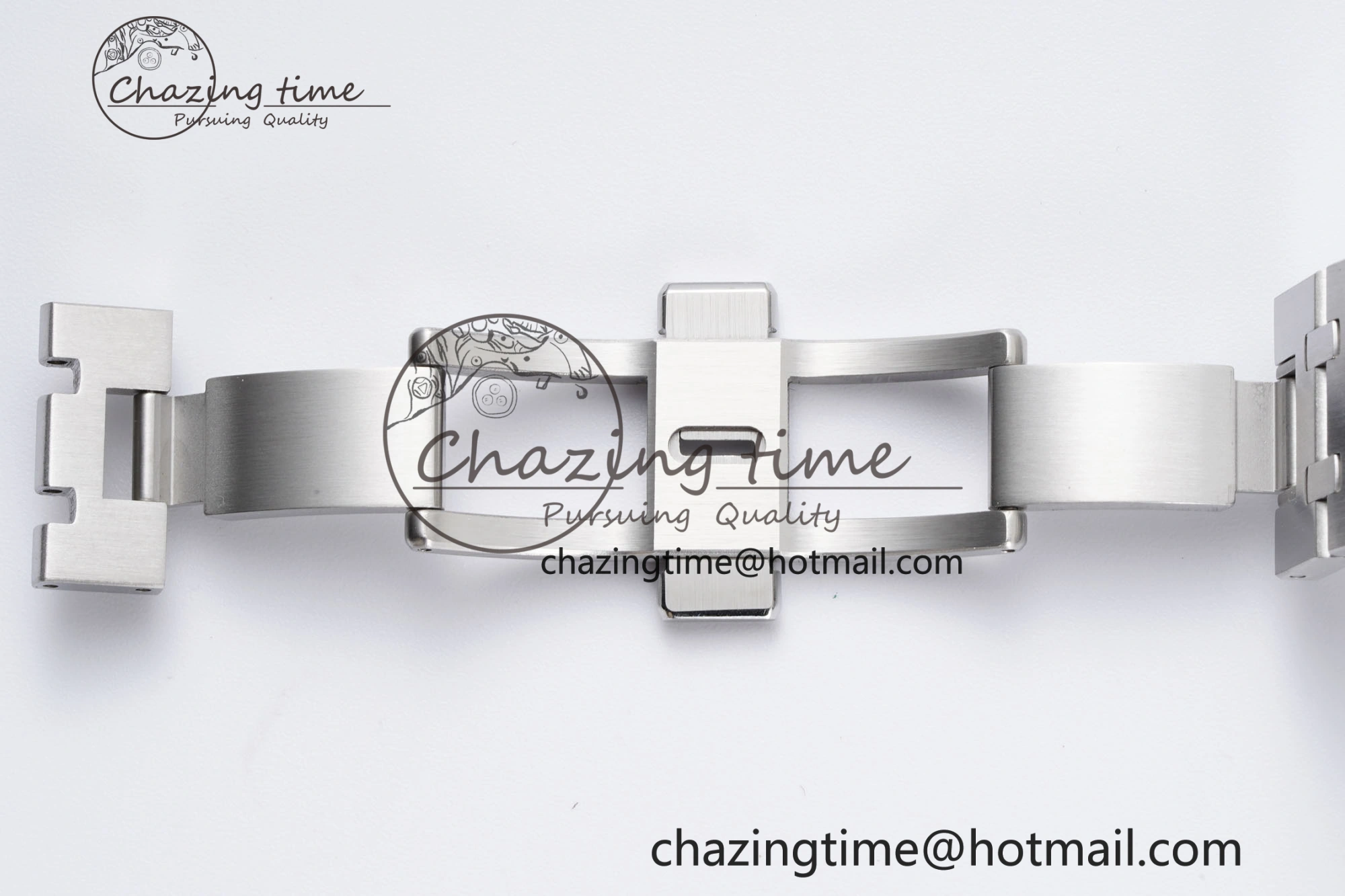 Royal Oak 41mm 15500 SS BF 1:1 Best Edition Gray Textured Dial on SS Bracelet A4302
