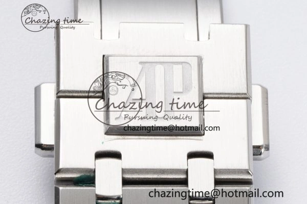 Royal Oak 41mm 15500 SS BF 1:1 Best Edition Gray Textured Dial on SS Bracelet A4302