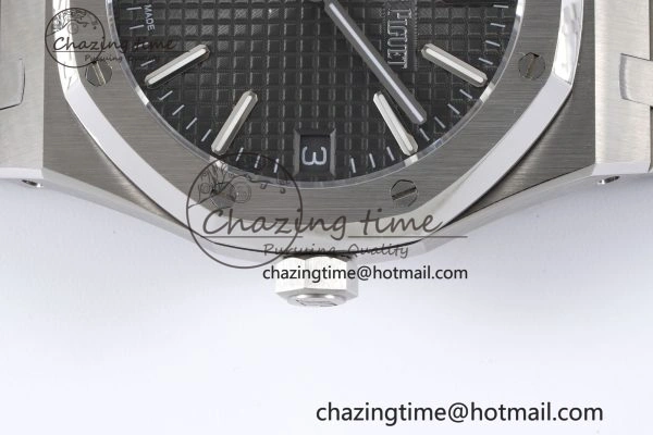Royal Oak 41mm 15500 SS BF 1:1 Best Edition Gray Textured Dial on SS Bracelet A4302