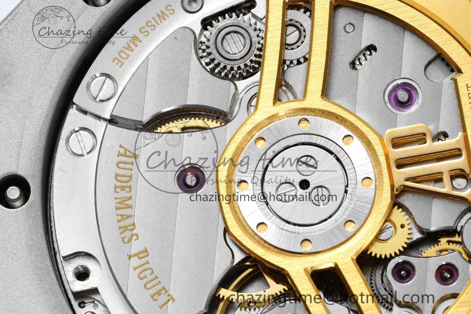 Royal Oak 41mm 15500 SS IPF 1:1 Best Edition Gray Textured Dial on SS Bracelet SA4302 Super Clone