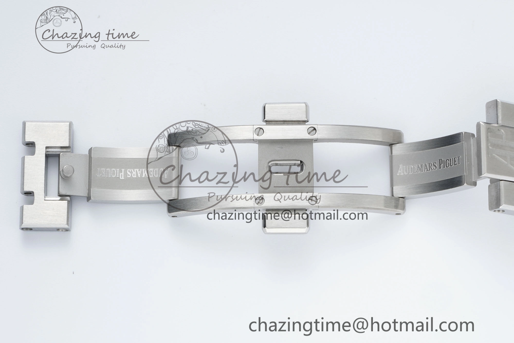 Royal Oak 41mm 15500 SS IPF 1:1 Best Edition Gray Textured Dial on SS Bracelet SA4302 Super Clone
