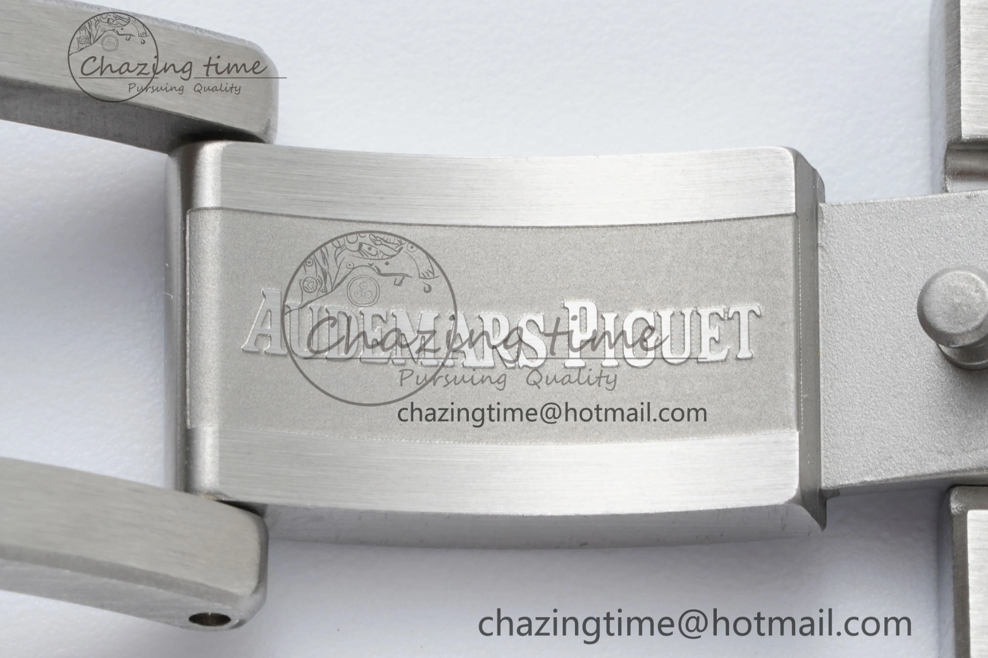 Royal Oak 41mm 15500 SS IPF 1:1 Best Edition Gray Textured Dial on SS Bracelet SA4302 Super Clone
