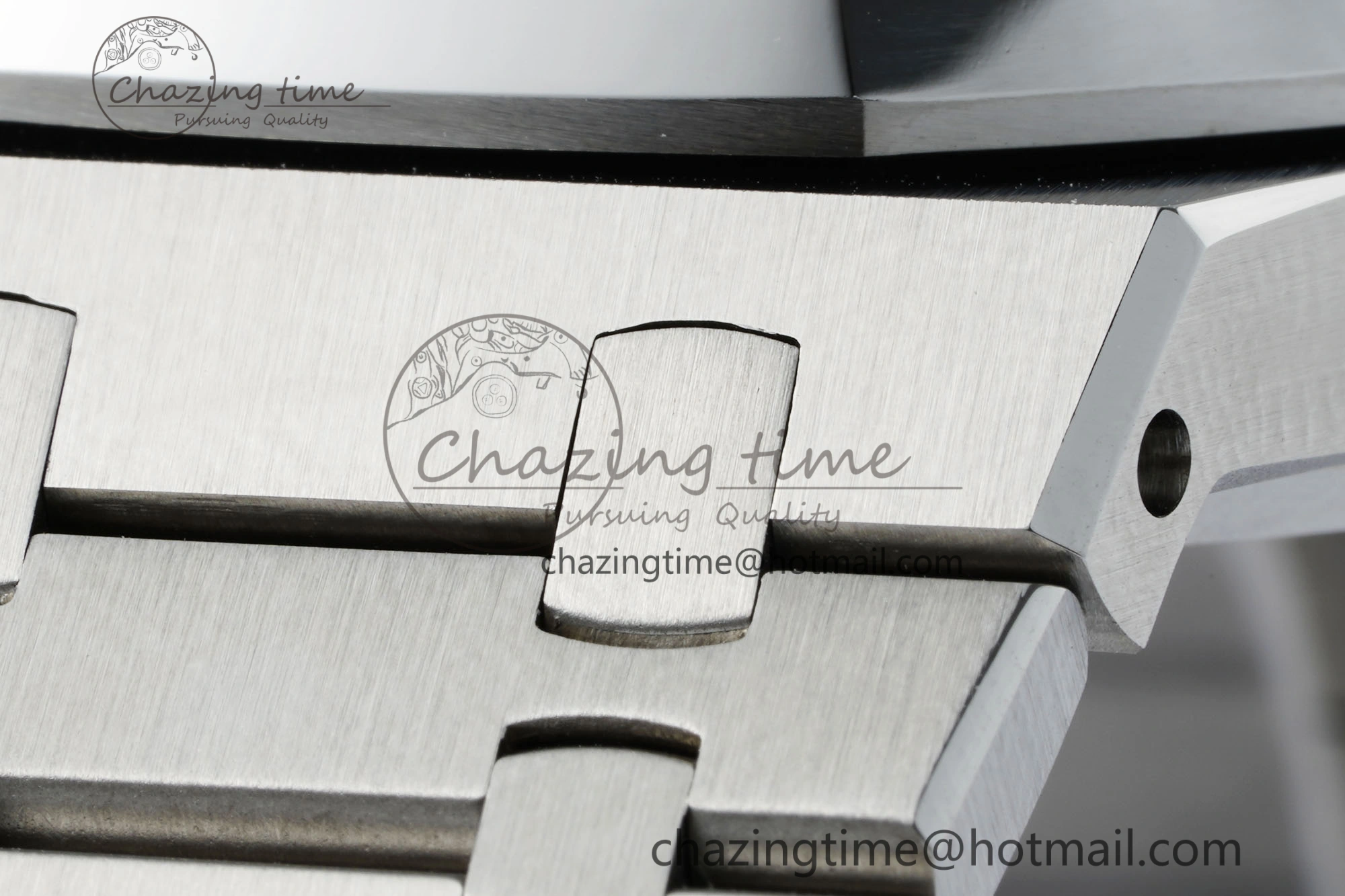 Royal Oak 41mm 15500 SS IPF 1:1 Best Edition Gray Textured Dial on SS Bracelet SA4302 Super Clone