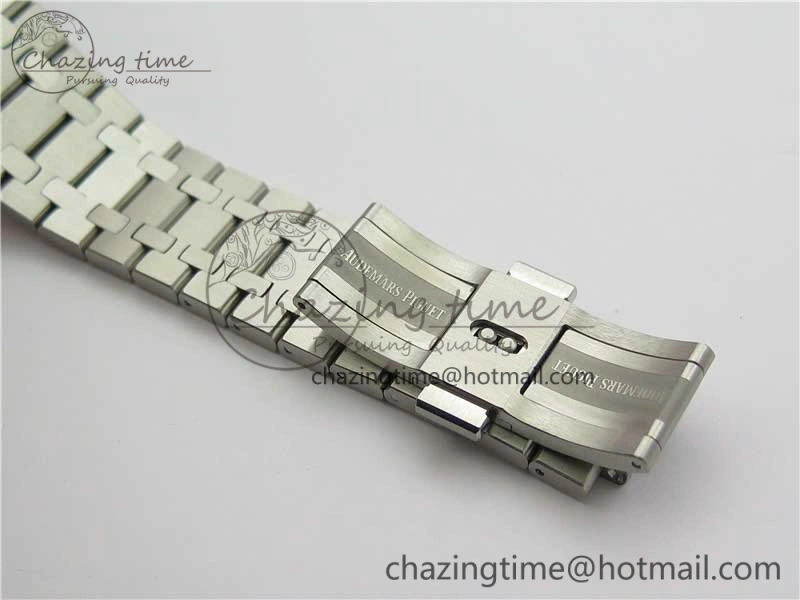 Royal Oak 41mm 15500 SS OMF Best Edition Blue Textured Dial on SS Bracelet A4302