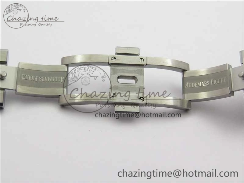 Royal Oak 41mm 15500 SS OMF Best Edition Blue Textured Dial on SS Bracelet A4302