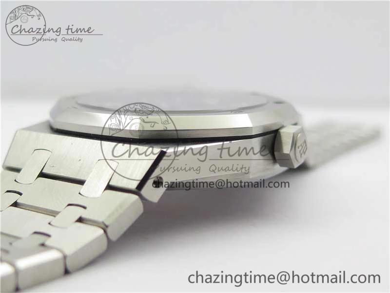 Royal Oak 41mm 15500 SS OMF Best Edition Blue Textured Dial on SS Bracelet A4302