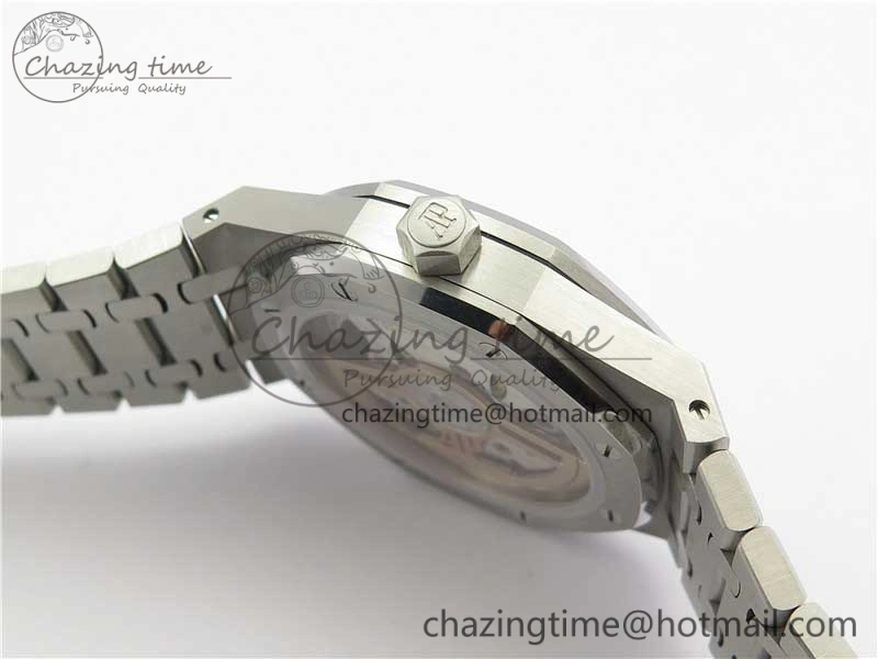 Royal Oak 41mm 15500 SS OMF Best Edition Blue Textured Dial on SS Bracelet A4302