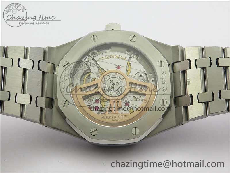 Royal Oak 41mm 15500 SS OMF Best Edition Blue Textured Dial on SS Bracelet A4302