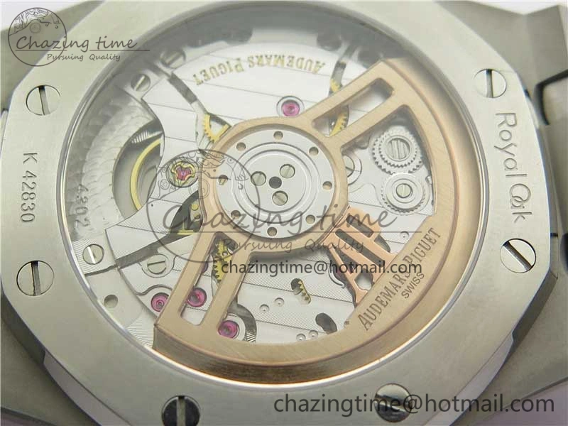 Royal Oak 41mm 15500 SS OMF Best Edition Blue Textured Dial on SS Bracelet A4302
