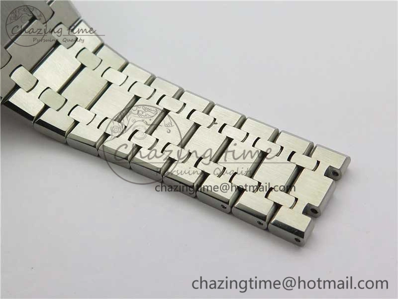 Royal Oak 41mm 15500 SS OMF Best Edition Blue Textured Dial on SS Bracelet A4302