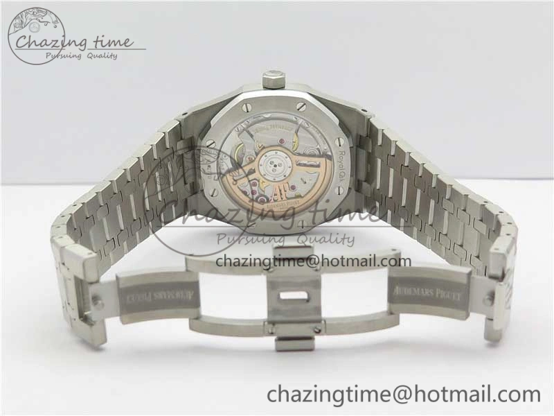 Royal Oak 41mm 15500 SS OMF Best Edition Gray Textured Dial on SS Bracelet A4302