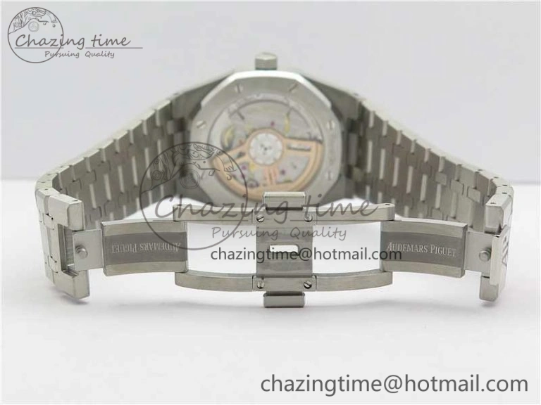 Royal Oak 41mm 15500 SS OMF Best Edition Gray Textured Dial on SS Bracelet A4302