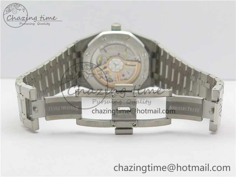 Royal Oak 41mm 15500 SS OMF Best Edition Gray Textured Dial on SS Bracelet A4302