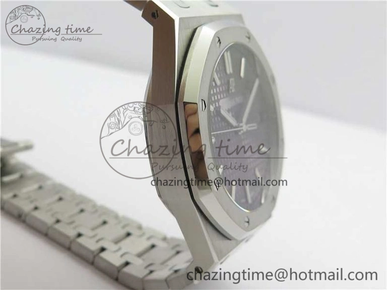 Royal Oak 41mm 15500 SS OMF Best Edition Gray Textured Dial on SS Bracelet A4302
