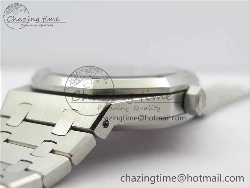Royal Oak 41mm 15500 SS OMF Best Edition Gray Textured Dial on SS Bracelet A4302
