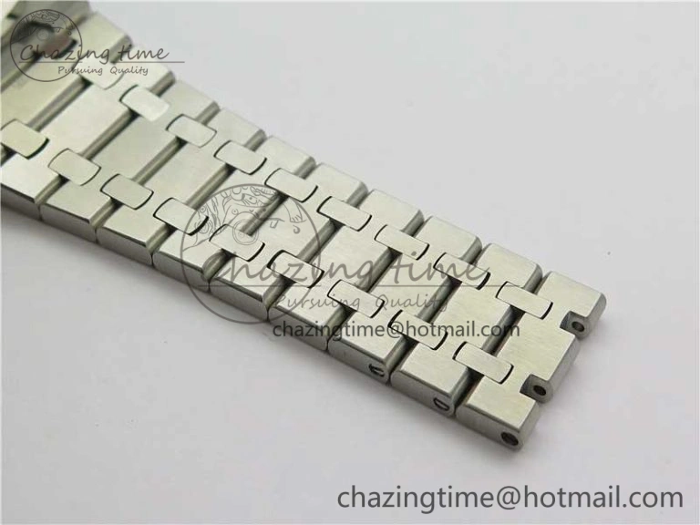 Royal Oak 41mm 15500 SS OMF Best Edition Gray Textured Dial on SS Bracelet A4302