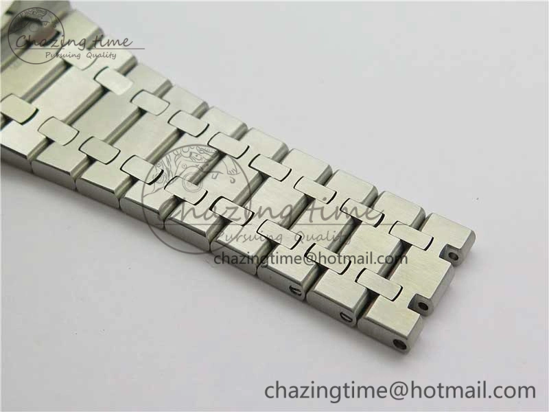 Royal Oak 41mm 15500 SS OMF Best Edition Gray Textured Dial on SS Bracelet A4302