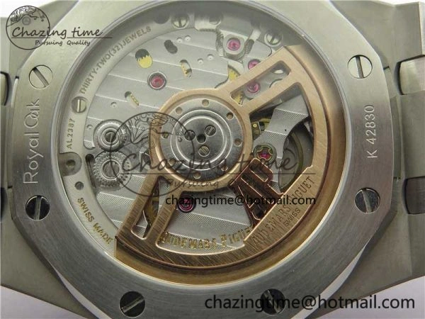 Royal Oak 41mm 15500 SS OMF Best Edition White Textured Dial on SS Bracelet A4302