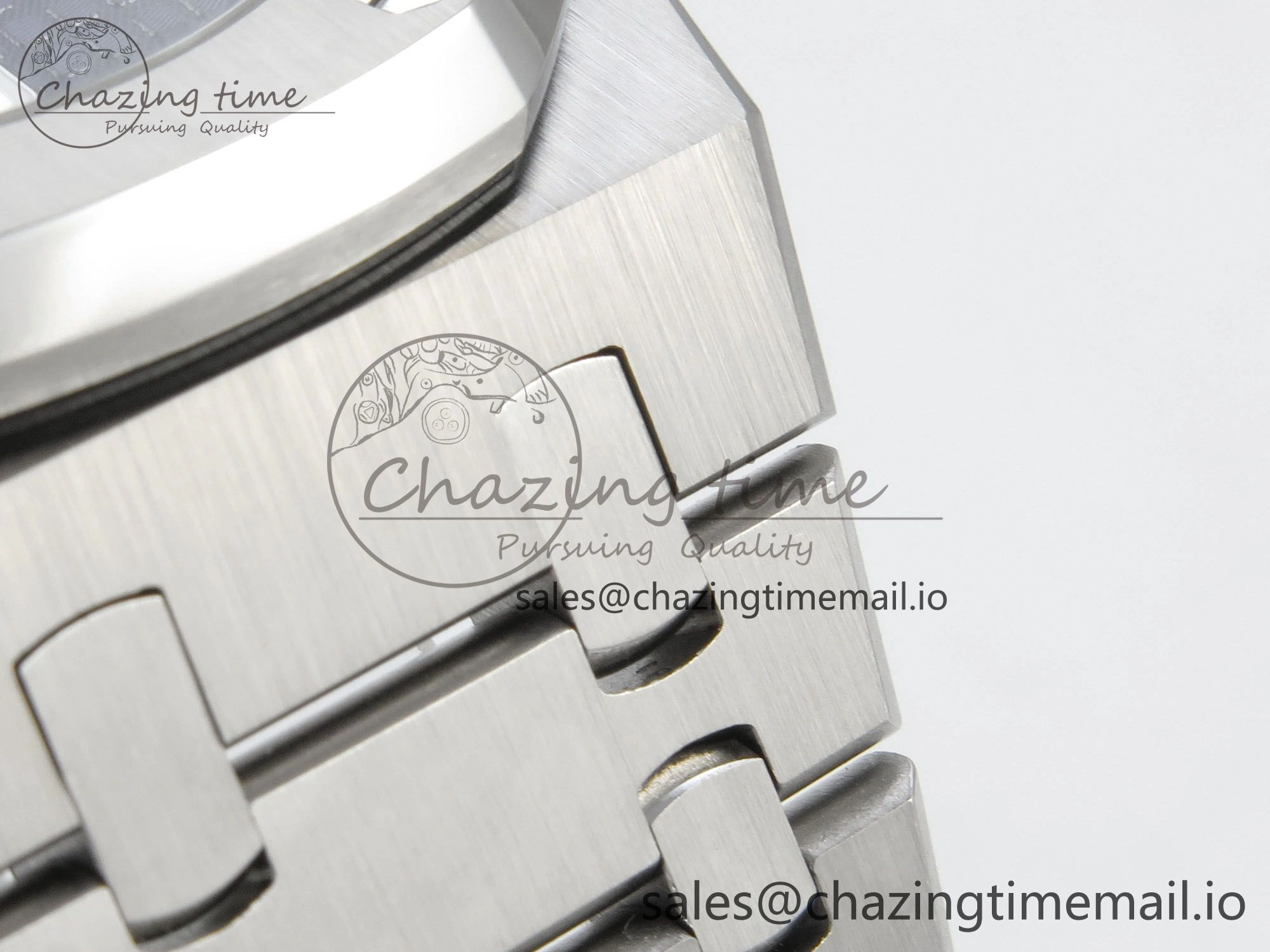 Royal Oak 41mm 15500 SS RSF 1:1 Best Edition Blue Dial on SS Bracelet SA4302 Super Clone