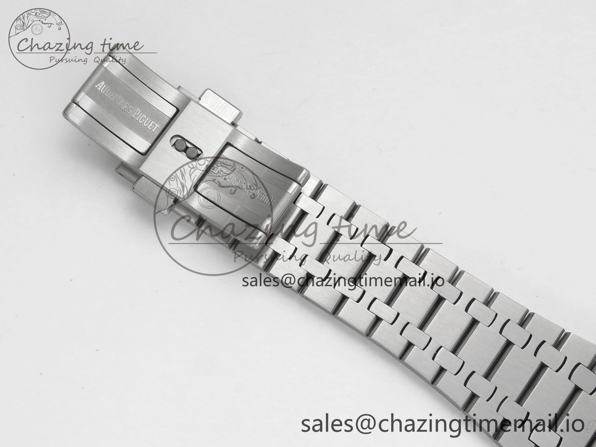 Royal Oak 41mm 15500 SS RSF 1:1 Best Edition Blue Dial on SS Bracelet SA4302 Super Clone