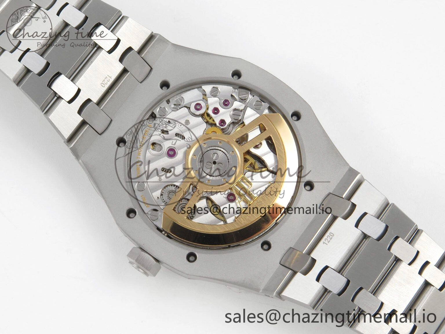 Royal Oak 41mm 15500 SS RSF 1:1 Best Edition Gray Dial on SS Bracelet SA4302 Super Clone