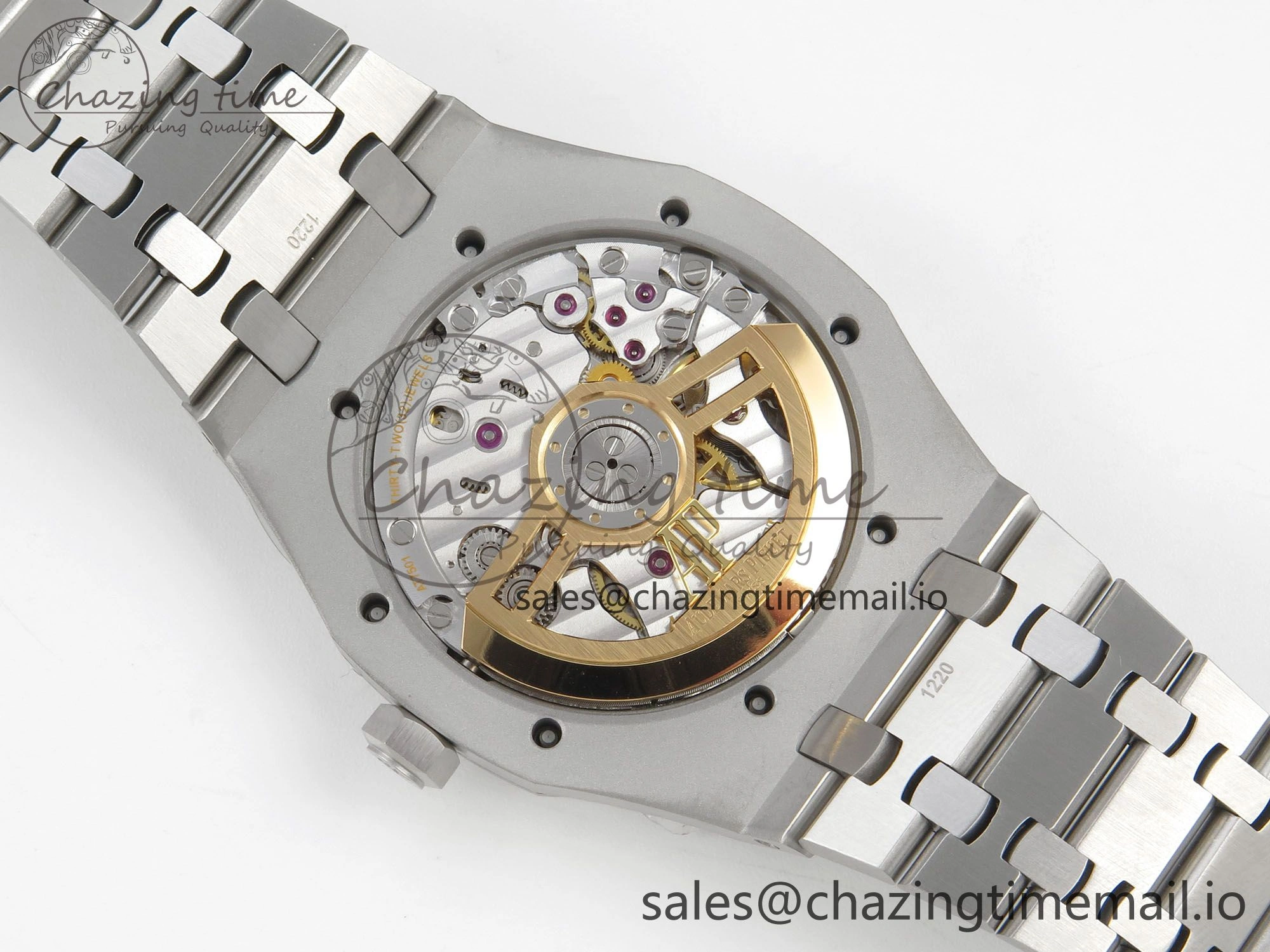 Royal Oak 41mm 15500 SS RSF 1:1 Best Edition Gray Dial on SS Bracelet SA4302 Super Clone