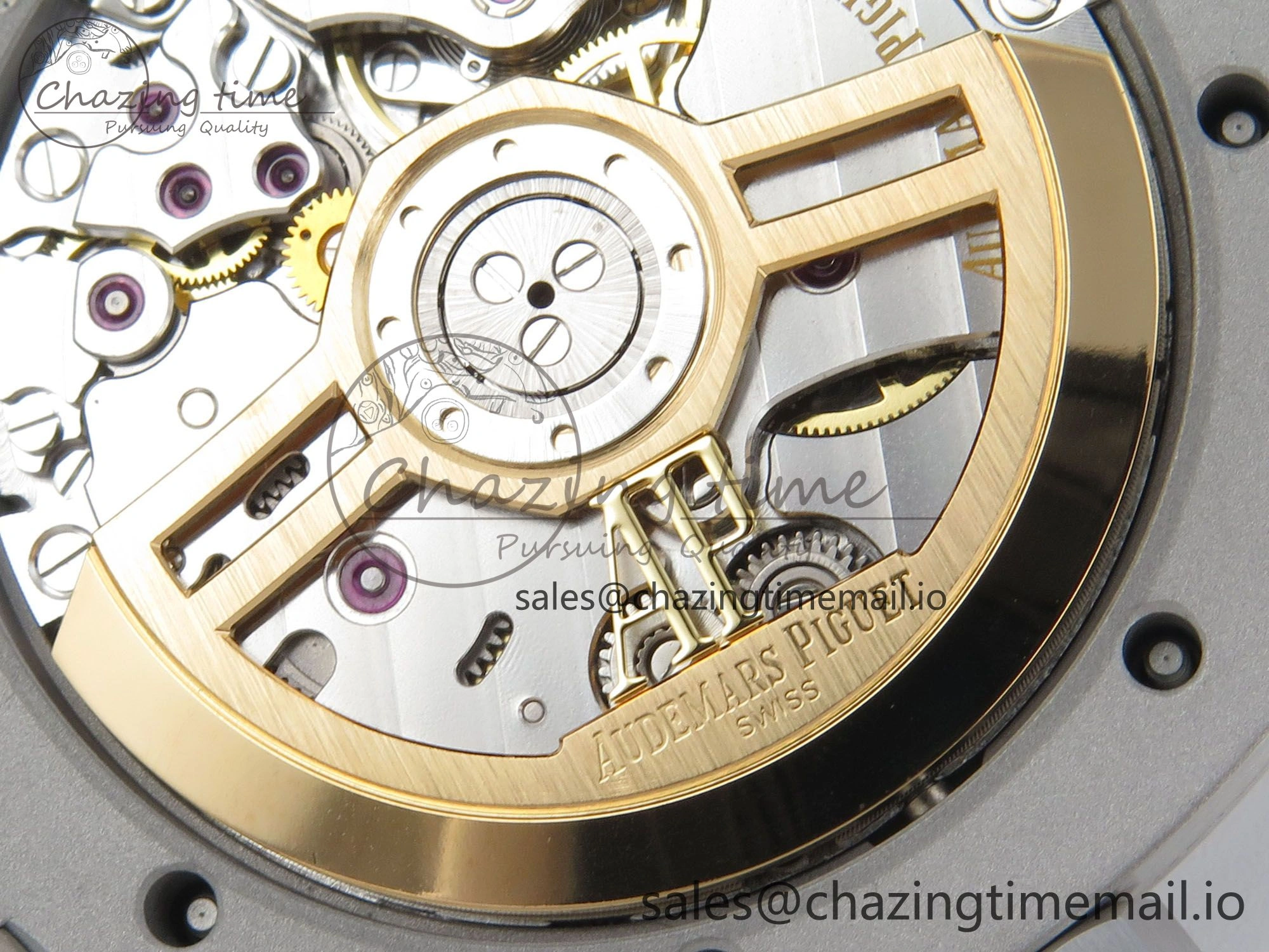 Royal Oak 41mm 15500 SS RSF 1:1 Best Edition Gray Dial on SS Bracelet SA4302 Super Clone