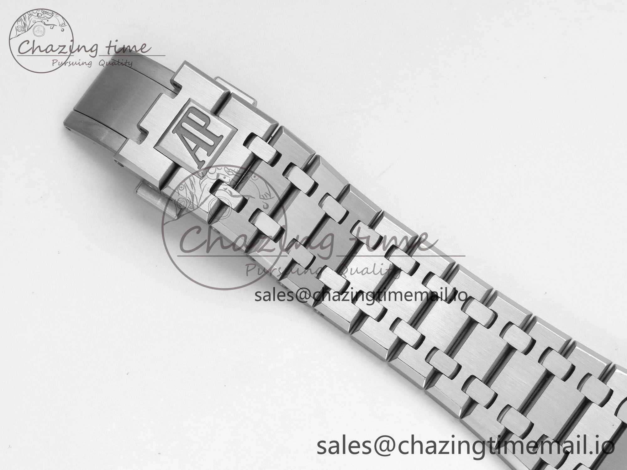 Royal Oak 41mm 15500 SS RSF 1:1 Best Edition Gray Dial on SS Bracelet SA4302 Super Clone